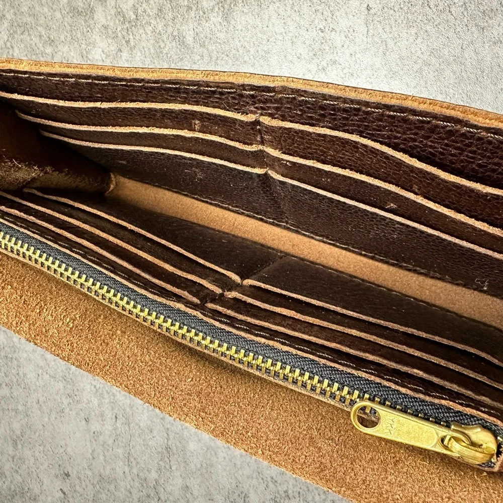 Portland Leather Brown Leather Wallet - Picture 4 of 6